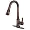 Gourmetier LS8725CTL Continental Single-Handle Pull-Down Kitchen Faucet, Bronze LS8725CTL - alternate 1
